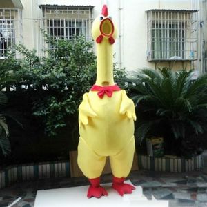 Material de alta qualidade EVA Screaming frango trajes da mascote dos desenhos animados vestuário festa de aniversário masquerade