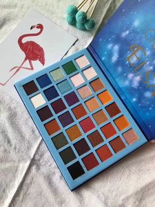 Mais nova paleta de sombras de beleza 35 cores Sky Eye Shadow Matte Shimmer Palette sombras de maquiagem frete grátis