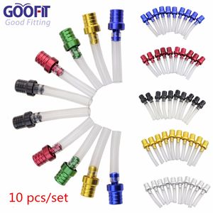 GOOFIT Fuel Tank Air Vent Gas Cap Oil Vent Hose Tube for Motorcycle ATV Dirt Pit Bike SSR Pack Of 10pcs E034-335-341