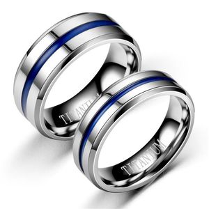 Luxus Designer Schmuck Damen Ringe Verlobungsringe Paar Fingerring TITAN Ring für Frauen Mann Hochzeit Verlobungsschmuck