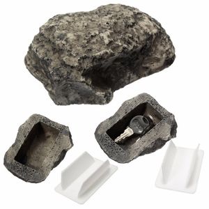 Stone Key Storage Box Rock Hidden Hide In Stones Security Safe Storage Hiding Outdoor Garden Durable