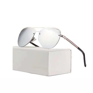 Luxo- Alta Qualidade Piloto Pessoas Polarized Mens Sunglasses Luxo Homem Designer Óculos de Sol 100% UV Proteção UV Polarizando óculos de sol com caixa