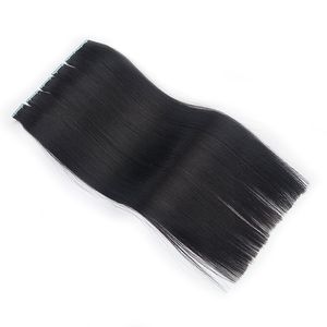 Tape-in-Haarverlängerung, 100 % Remy-Echthaar, Hauteinschlag-Haarverlängerung, natürliches Schwarz, Braun, Blond, 100 g/40 Stück, 10 Farben erhältlich, günstig