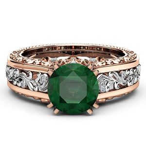 Hurtownia-Europa i Stany Zjednoczone Gorąca sprzedaż Eksplozje Panie Ring Stop Platerowanie 14K Rose Gold Color Ring Luksusowa Biżuteria