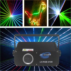 ILDA+DMX512 1000mw RGB animation laser lighting with effects / Auto and Sound Active disco stage light Projector