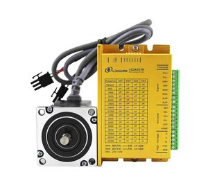 LC57H355+LCD357H 2 фаза 57 NEMA23 1N. m крутящий момент гибридный сервомотор с замкнутым контуром steppermotor и stepperdriver установленная цена