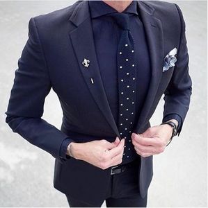 Abiti da sposo economici e raffinati con un bottone e risvolto, smoking da sposo, abiti da uomo, matrimonio, ballo di fine anno, cena, blazer da uomo migliore (giacca + pantaloni + cravatta) A598