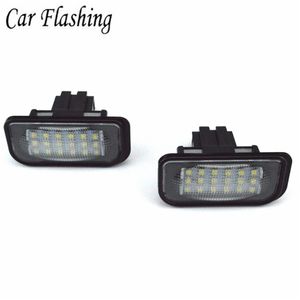 2Pcs White Led License Plate Light For Mercedes Benz W203 Car Number Plate Lamp For Benz W203 4Door 2001-2007