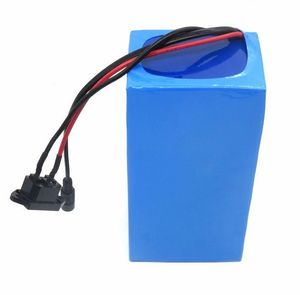 Gorąco polecam bateria rowerowa PVC Elektryczna 48V 20AH Zbudowany w 32V 2200 MAH 18650 Komórka 30A BMS i 54.6 V 2A Ładowarka