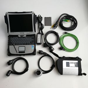 Diagnostic Tool MB Star C4 With Laptop Toughbook CF19 For Rotate Diagnosis PC Installed Well Latest Soft-ware V06.2022