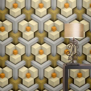 3D Wallpapers Modern Geometric Paper for Walls colorful designs pvc vinyl Wallpaper Living Room Bedroom Background