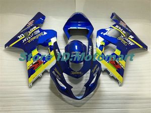 Kit carenatura moto per SUZUKI GSXR600 750 K4 04 05 GSXR 600 GSXR 750 2004 2005 Set carenature BLU SF101