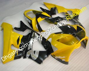 Fairing ABS preto amarelo para Honda CBR900RR 2000 2001 929 929CBR 900RR 00 01 CBR-900RR Moto Motor Motocicleta Kit (moldagem por injeção)
