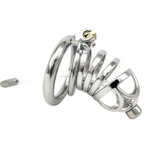 3 storlekar att välja 40/45 / 50mm rostfritt stål manlig kyskhetsenhet Spike Ring Sexleksaker för män Penis Lock Cage G267F