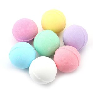 hälsa 10g Badsaltboll Slumpmässig färg Naturlig Bubble Bath Bomb Ball eterisk olja Handgjord SPA Badsalt Ball Fizzy JXW513