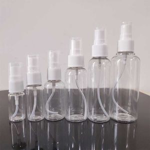 10 ml, 20 ml, 30 ml, 50 ml, 60 ml, 100 ml Verpackungsflaschen, leere, transparente PET-Kunststoff-Feinnebel-Sprühflasche für die Reinigung von Reise-ätherischen Ölen, Parfüm