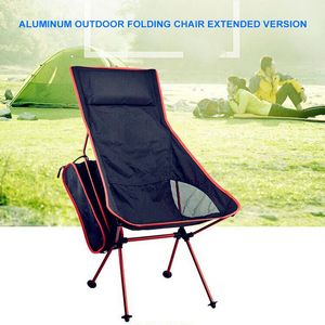 Bärbar vikning Camping Chair Outdoor Fishing Seat Ultra Light Foldbara Stolar Seat för Camping Vandring Picnic Fiske BBQ