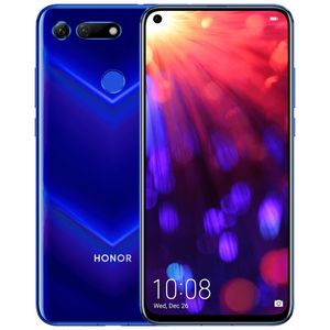 Original Huawei Honor V20 4G LTE Mobile Phone 6GB RAM 128GB ROM Kirin 980 Octa Core Android 6.4" Full Screen 48.0MP AI NFC Fingerprint ID Face 4000mAh Smart Cell Phone