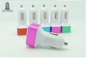 Universal 4.1a 12v 3 USB Port Travel Car Charger Adapter för iPhone 5 S 6 Samsung S4 S5 Not 4 Smart mobiltelefon