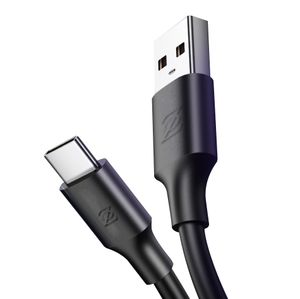 [2 förpackningar 3FT] TPE 5A USB Typ C laddningskabel Fast Laddningsdata Bly för Huawei Mate 10 P20