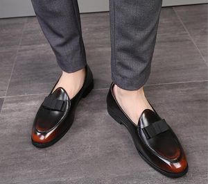 plus size mens shoes casual leather brand designer social adult dress fashion driving luxury moccasins men