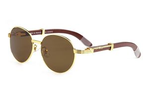 Wholesale-Metal Sunglasses Fashion Designer Glasses Retro Vintage Sun glasses