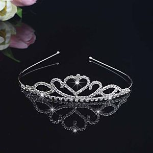 Dziewczyny Korony z Dżetów Biżuteria Ślubna Bridal Headpieces Przyjęcie urodzinowe Performance Page Crystal Tiaras Akcesoria ślubne BW-ZK008