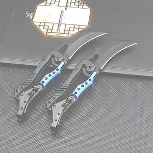 New Karambit Folding Blade Claw Knife 440C Black Blade Aluminum Handle Survival Tactical Gear EDC Pocket Knives