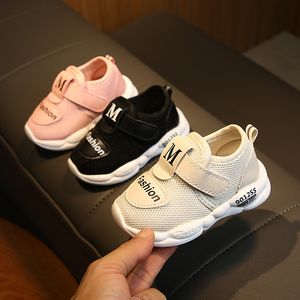1-2 Yaşında İlkbahar Sonbahar Kız Bebek Boy Yürüyor Bebek Yumuşak Alt Dikiş Renk Nefes Ve Antiskid Sneakers Ayakkabı Walker