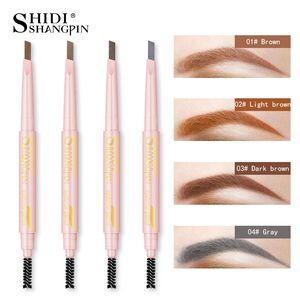 Shidi Premier Double Head Eyebrow Enhancers Eyebrow Pencil Waterproof And Sweat Easy to Color Makeup Rotating Beauty Tools