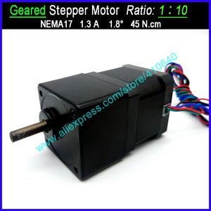 1:10 Ratio NEMA 17 Geared Stepper Motor Speed Reducing Stepper with FACTORY BOTTOM Price OTHER Ratio Available For Supplying