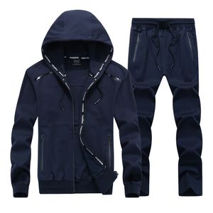 メンズTシャツ5色メンズトラックスーツ長袖プラスサイズスポーツウェアフード付きJakcetsフィットネスランニングセータースーツファッション高品質