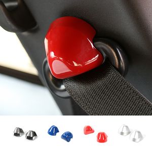 Finitura decorativa per cintura di sicurezza per auto in ABS per accessori interni auto Ford Mustang 15+