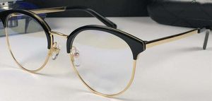 Luxury-Classic Women Simple Style Optical Glasses Cat Eye Design Ram Transparent Lens Populära Mode Clear Eyewear 3387