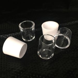 MOQ 3st Puffc Ceramic Insert Bowl Quartz Bowls for Smoke Accessory Dabbing Dab Tool koncentrerar skålen Bong