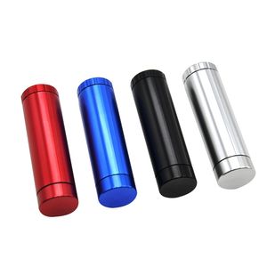 Multifuncional metal Dugout Grinder cigarro tubo de armazenamento Caso Box Container Kit Herb Tobacco Crusher Um Hitter Tubulação de fumo portátil