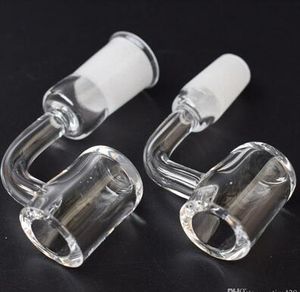 20mm OD 여성 남성 10mm의 14mm에서 18mm (45) (90) 석영 폭행 Domeless 네일 새로운 4mm 두꺼운 평면 상단 XL 석영 폭행 네일