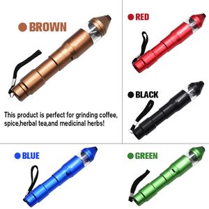 Hornet Totalmente Automático Erva Automática Erva Automática Moedor De Pen Grinder Usb Carregamento De Metal Moedores Tabaco Especiarias Herb Pepper Mills Grinder