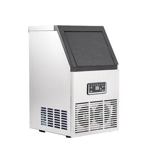 Qihang_top 40/50/60kgs/24H Máquina de fazer gelo automática para processamento de alimentos comercial máquina de fazer cubos de gelo para loja de chá de leite 220V/110V