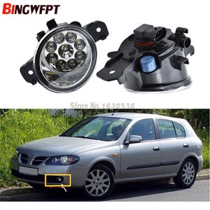 2pcs Fog lamp assembly LED Fog Lights For For Nissan Almera Urvan Versa March Platina Rogue 2001-2015 Halogen lamp