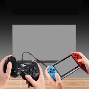 X19 Double Players Retro Game Console Bit Classic Games Inch HD scherm G ROM Double Rocker Handheld Game Player Video MP5