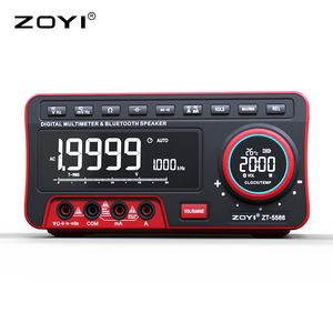 Zhongyi ZT-5566 Digital High Precision Desktop Multimeter 4-bitowe HD z czasem temperatury głośnika Bluetooth