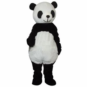 2019 Vendita di fabbrica di sconto a buon mercato Nuovo matrimonio Panda Bear Mascot Costume Fancy Dress Formato adulto shippng gratuito