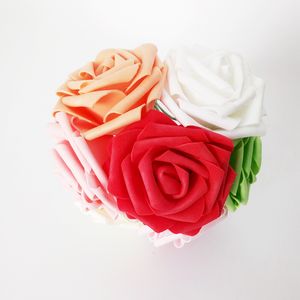 50 peças 8cm pe ramo de rosa casamento noiva decoração buquê presente diy ramo de rosa guirlanda decorativa