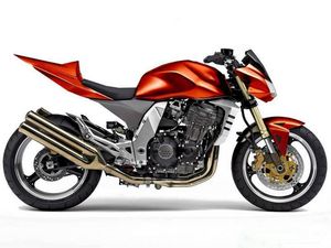 Bezpłatne niestandardowe wróżki motocyklowe Zestaw do Kawasaki Z1000 03-06 Z1000 2003 2004 2005 2006 2006 Red Road Racing Wallmarket Nadwozie