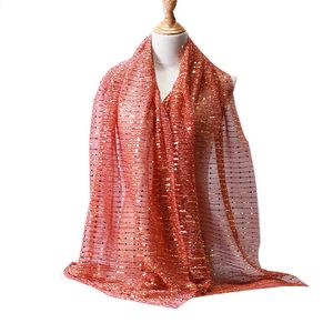 Partihandel-Designer Scarf Ny nationell stil Oumeifeng Sequins Cross Border Turban Muslim Cover Fall Sjal Kvinnor Mode Catchy