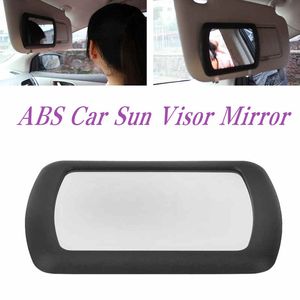 Car Sun Visor Cosmetic Mirror Interior Delicate Make Up Mirror For Ladies With Metal Clip HHAA53