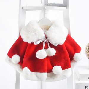 New Baby Girls Jackets Winter Girls Faux Fur Coat 6 Colors Cute Snow Wear Infant Kids Overcoat Children Warm Outerwear