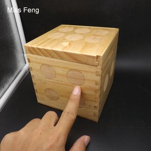 Wholesale toy mark resale online - SH041 Dice Mark cm Wood Magic Box Puzzle Special Mechanism Game Brain Teaser Toy Collection