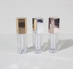 wholesale hot Lip gloss tube empty 5ML Lip gloss container makeup lip oil container plastic tube